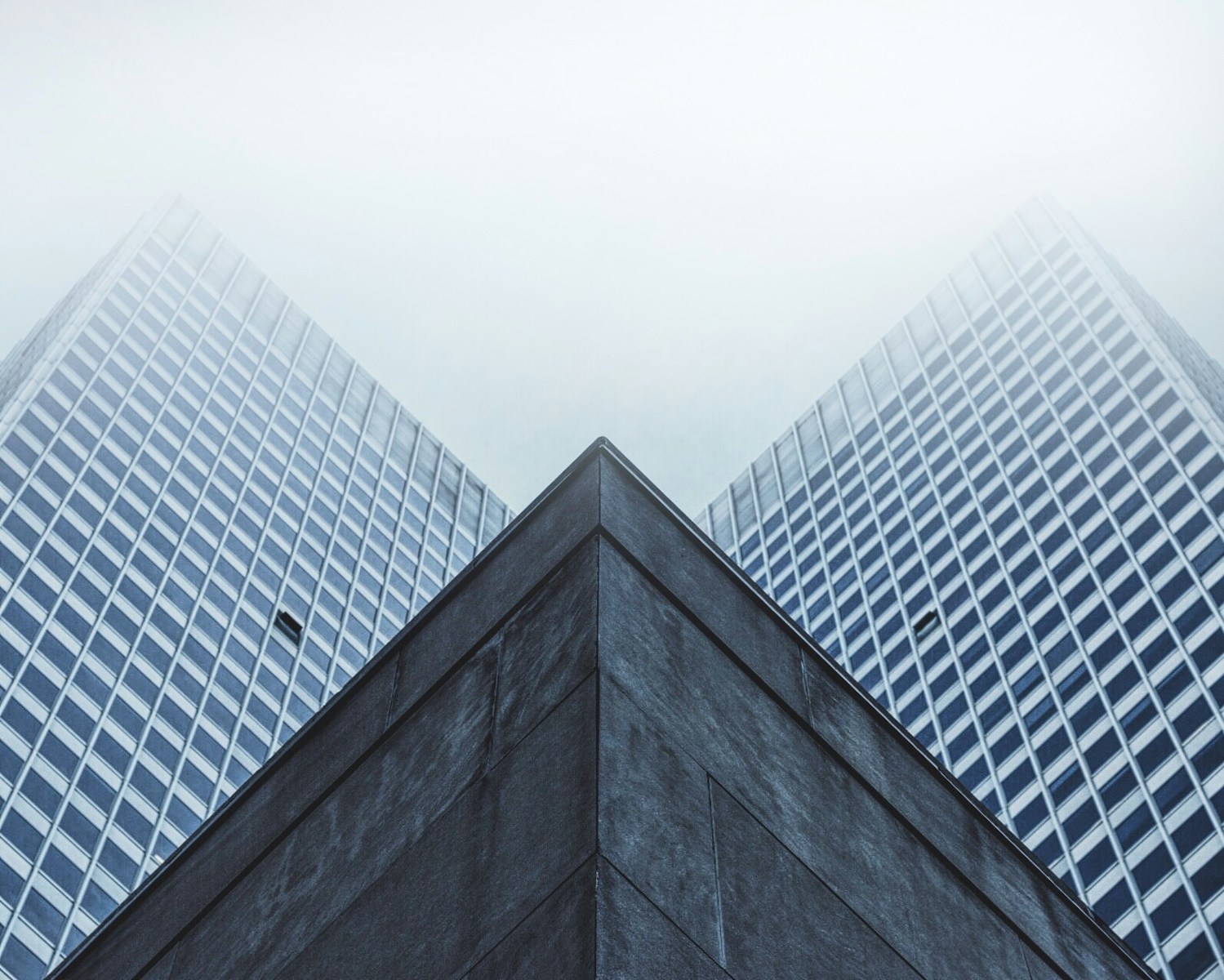 low-angle photography of skyscraper